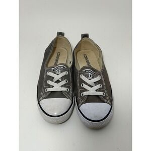 Converse Chuck Taylor All Star Dainty Ballet Slip Grey Canvas Sneakers 547164C 7